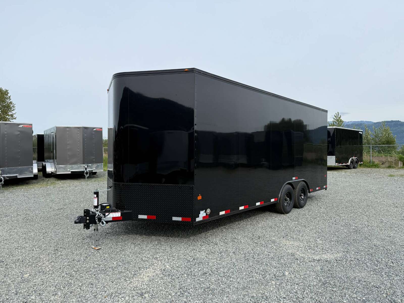 Photo of 2026 Royal Cargo BLACKOUT Package 8.5x20 +V Nose 11,400lb Cargo / Enclosed Trailer Car Hauler Extra Height Ramp Door Gloss Black