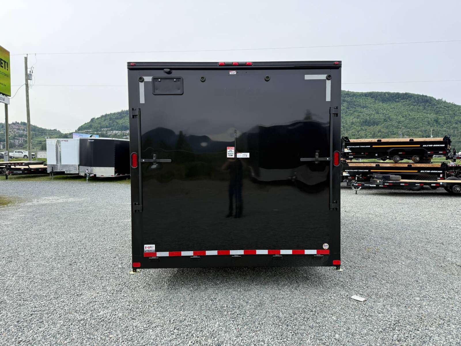 Photo of 2026 Royal Cargo BLACKOUT Package 8.5x20 +V Nose 11,400lb Cargo / Enclosed Trailer Car Hauler Extra Height Ramp Door Gloss Black
