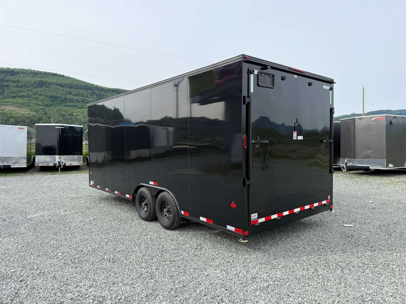 Photo of 2026 Royal Cargo BLACKOUT Package 8.5x20 +V Nose 11,400lb Cargo / Enclosed Trailer Car Hauler Extra Height Ramp Door Gloss Black