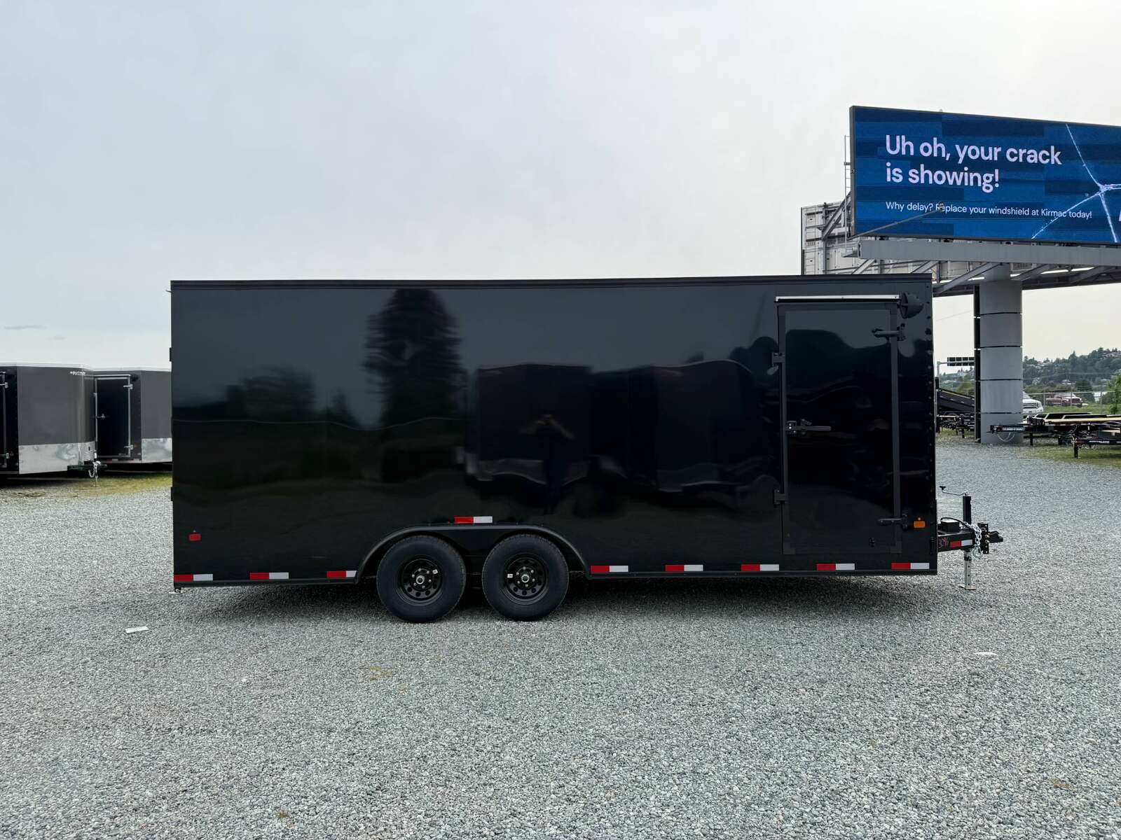 Photo of 2026 Royal Cargo BLACKOUT Package 8.5x20 +V Nose 11,400lb Cargo / Enclosed Trailer Car Hauler Extra Height Ramp Door Gloss Black