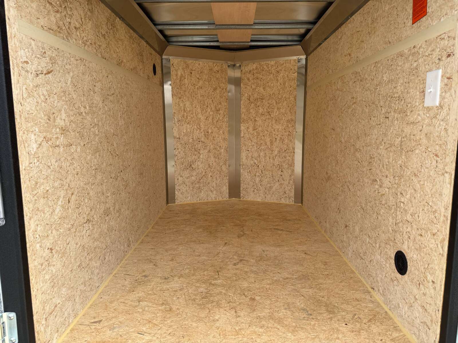 Photo of 2025 Mirage XE 5x8 V Nose Cargo / Enclosed Trailer White Ramp Door 2990lb GVW