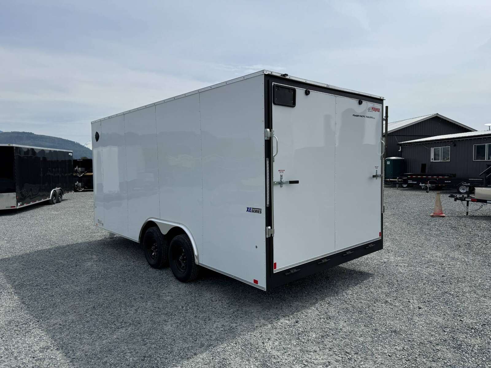 Photo of 2025 Mirage XE 8.5x18 Cargo Enclosed Trailer Ramp Door Extra Height White 7000lb GVW