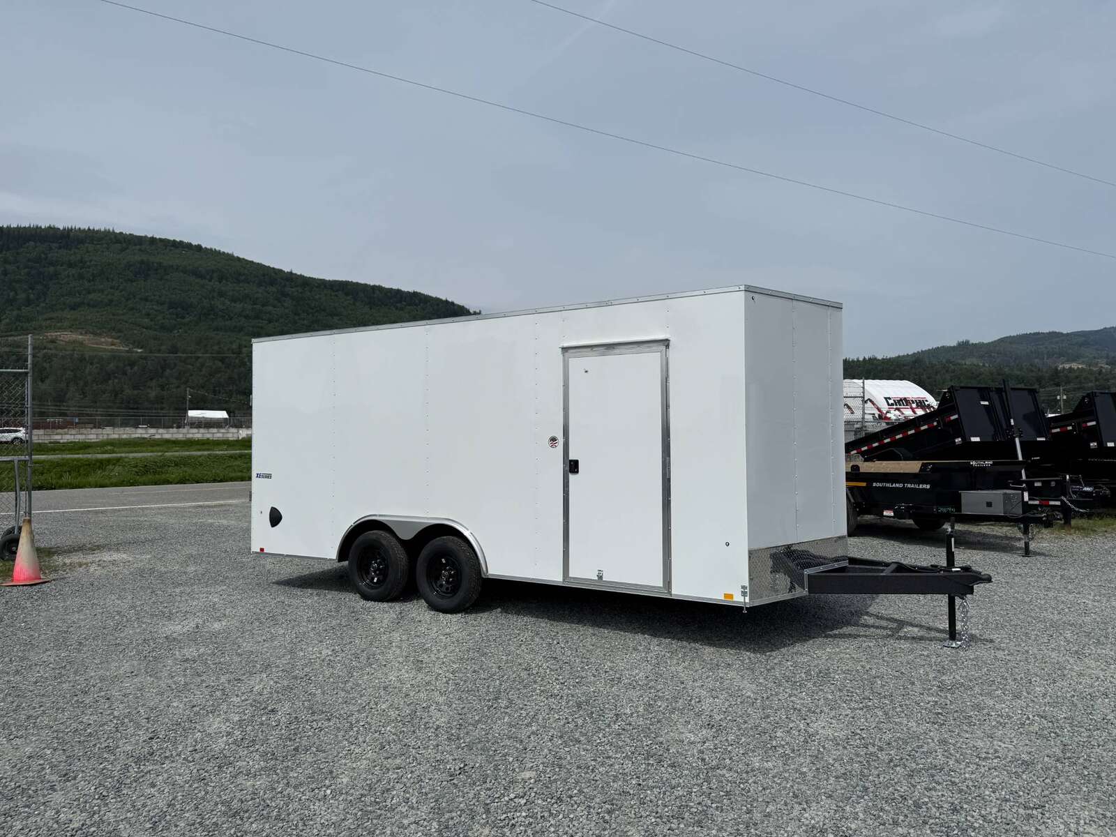 Photo of 2025 Mirage XE 8.5x18 Cargo Enclosed Trailer Ramp Door Extra Height White 7000lb GVW