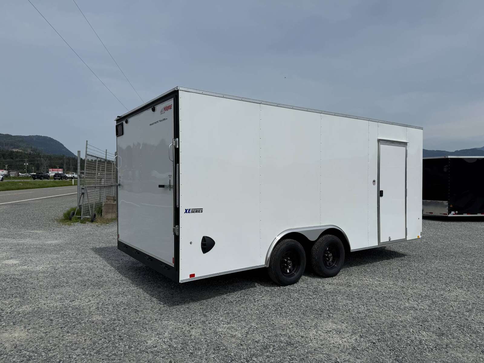 Photo of 2025 Mirage XE 8.5x18 Cargo Enclosed Trailer Ramp Door Extra Height White 7000lb GVW