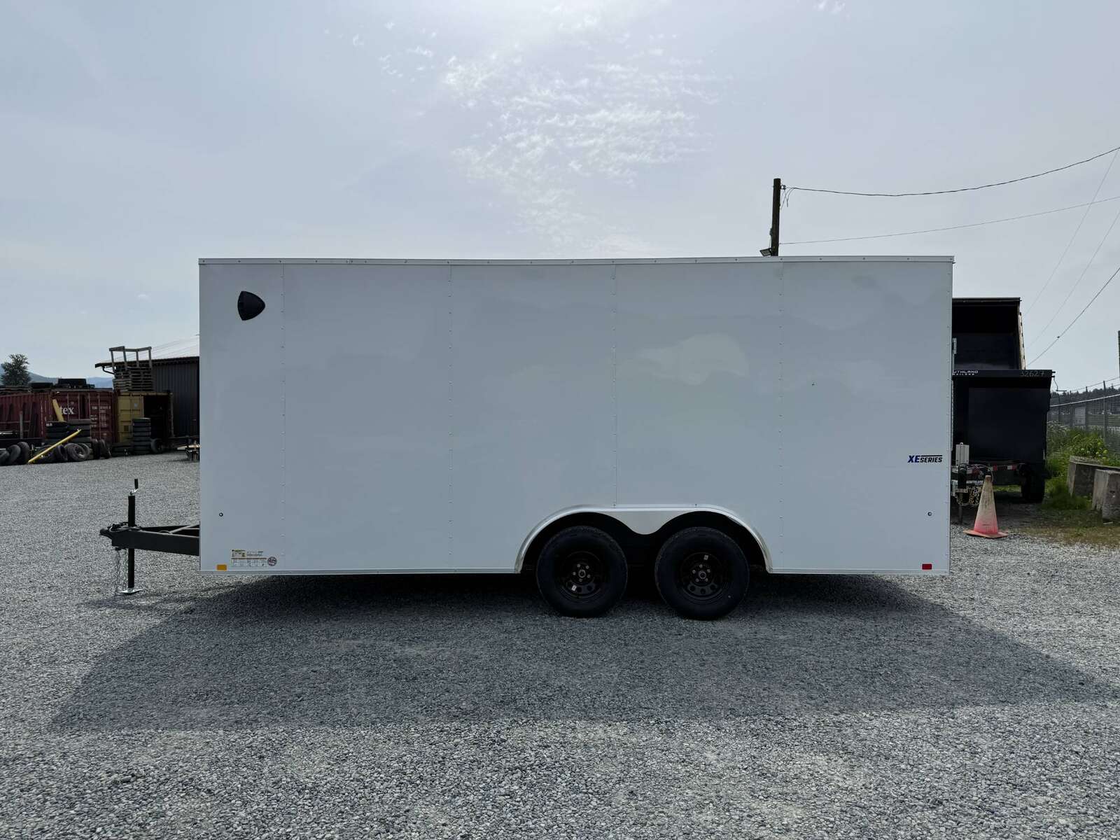 Photo of 2025 Mirage XE 8.5x18 Cargo Enclosed Trailer Ramp Door Extra Height White 7000lb GVW