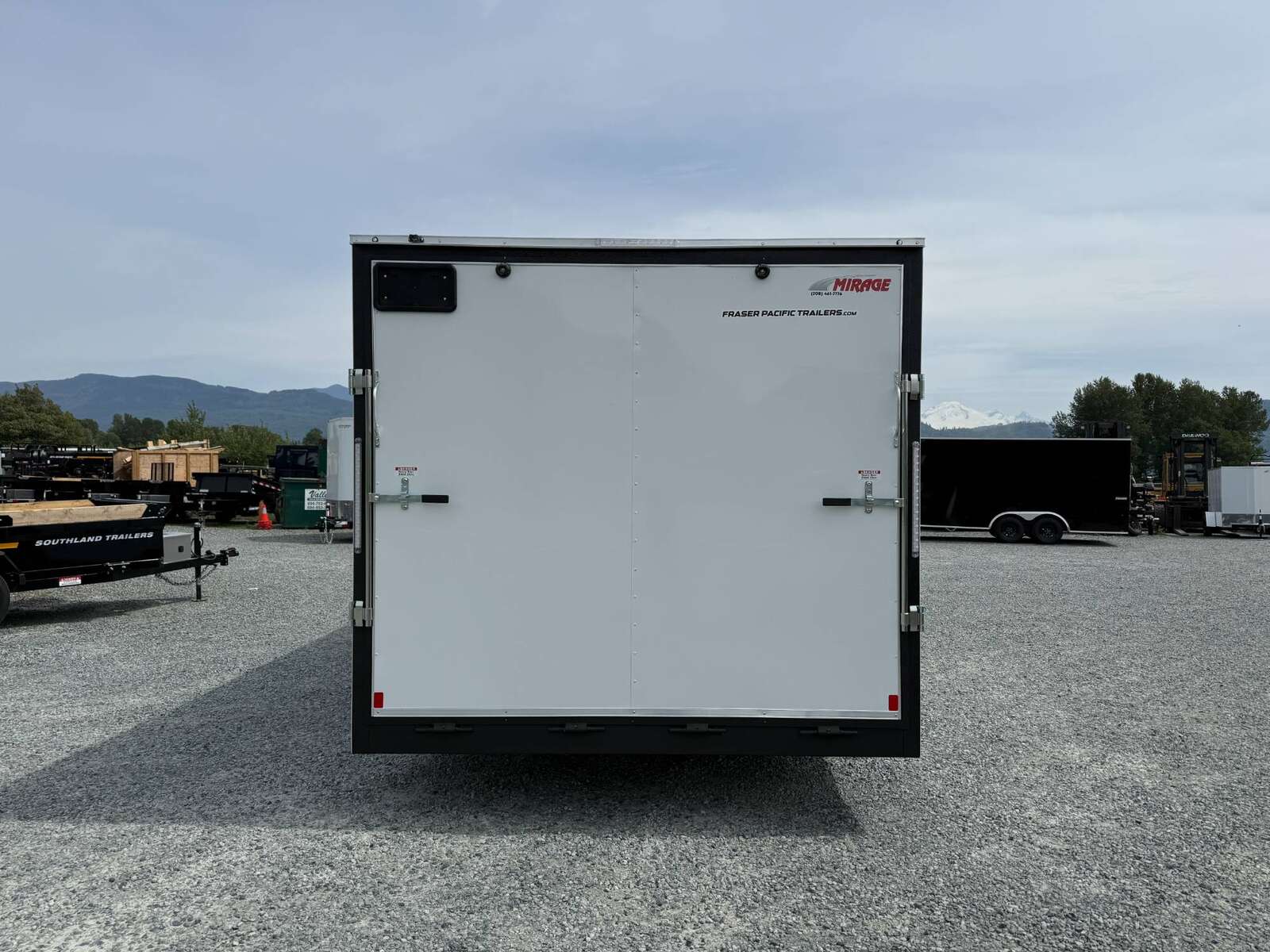 Photo of 2025 Mirage XE 8.5x18 Cargo Enclosed Trailer Ramp Door Extra Height White 7000lb GVW