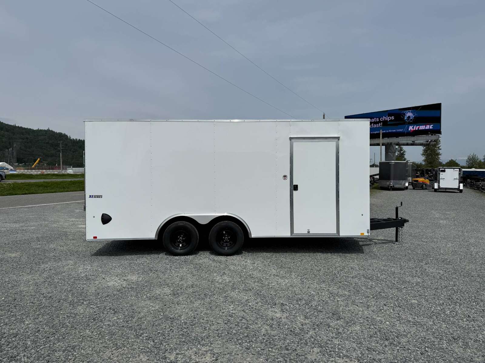 Photo of 2025 Mirage XE 8.5x18 Cargo Enclosed Trailer Ramp Door Extra Height White 7000lb GVW