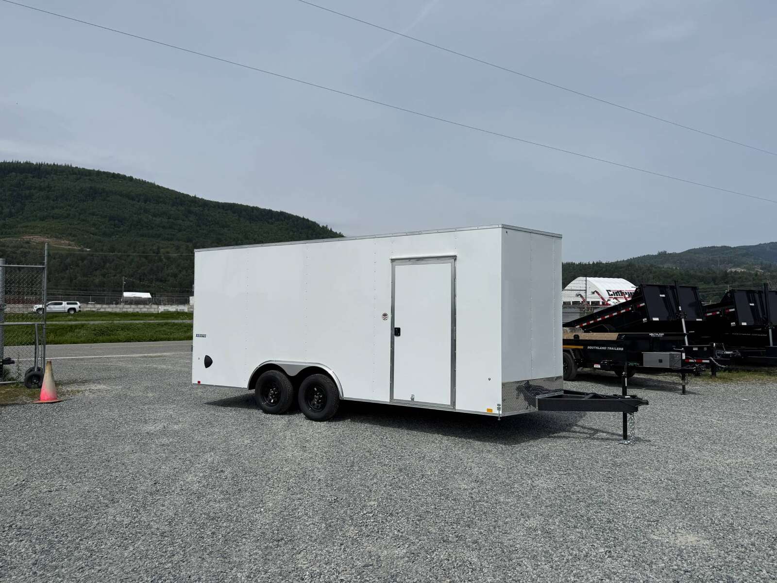Photo of 2025 Mirage XE 8.5x18 Cargo Enclosed Trailer Ramp Door Extra Height White 7000lb GVW