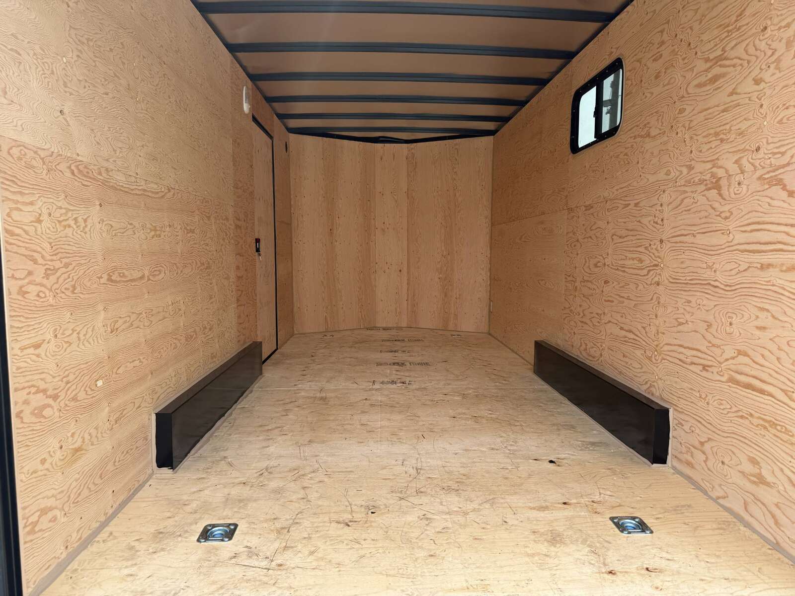 Photo of 2026 Royal 7.5X16 Cargo / Enclosed Trailer Camping Package w/ Window & Power Port RAMP DOOR EXTRA HEIGHT Blue 7700lb GVW