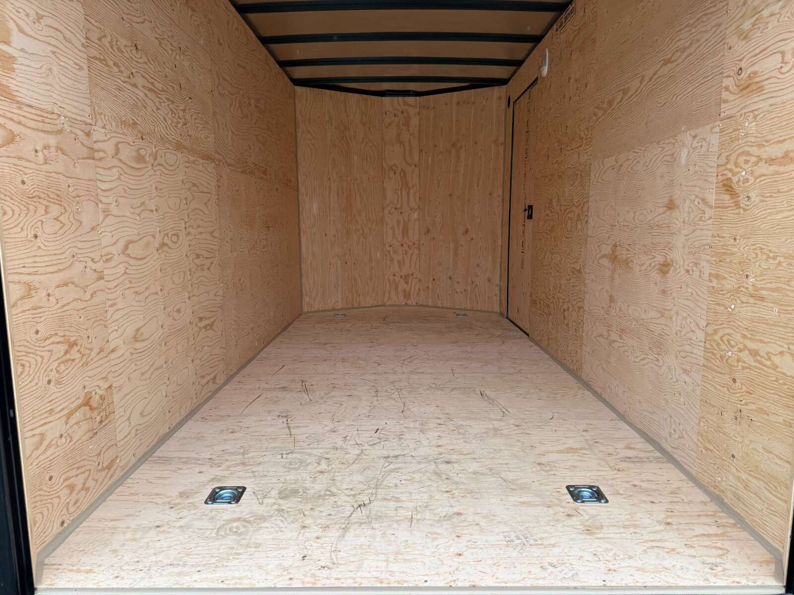 Photo of 2026 Royal Cargo 7X14 V Nose 7700LB GVW RAMP DOOR Gloss Black Enclosed Cargo Trailer Extra Tall