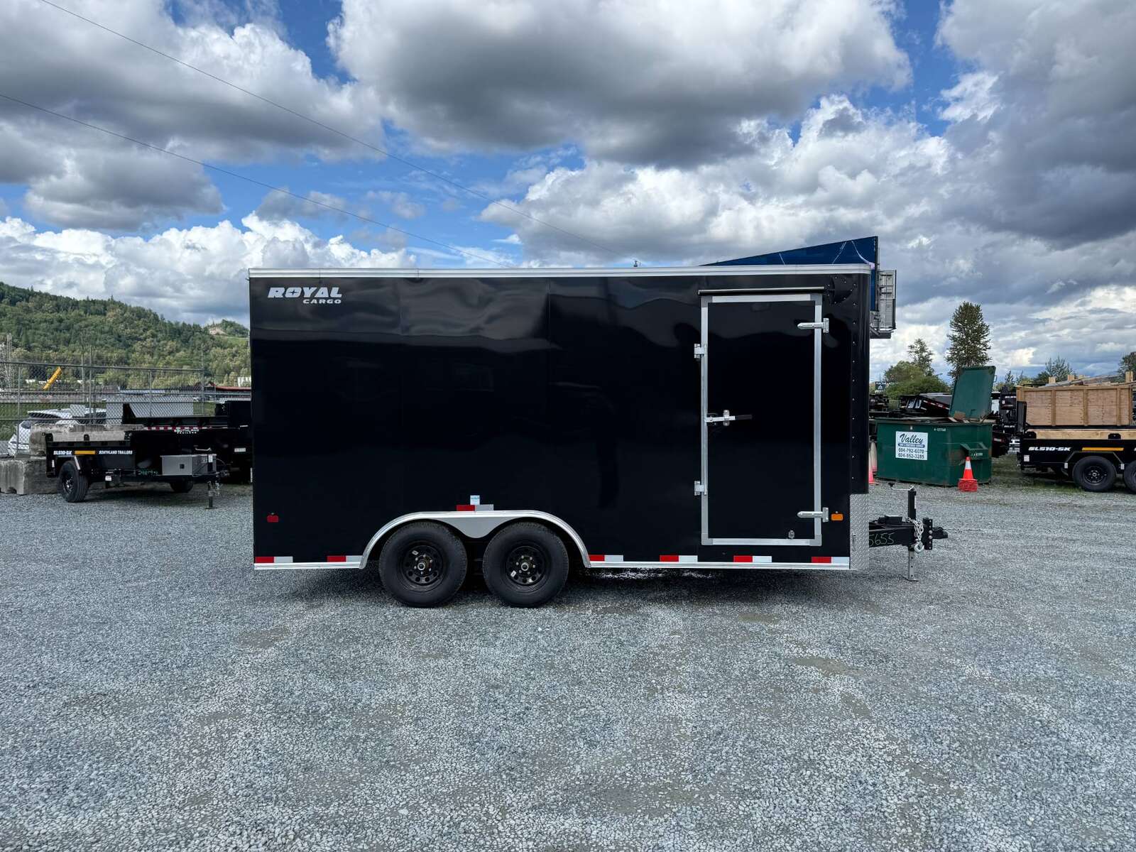 Photo of 2026 Royal Cargo 8.5X16 Cargo / Enclosed Trailer Black RAMP DOOR EXTRA HEIGHT 11,700LB GVW