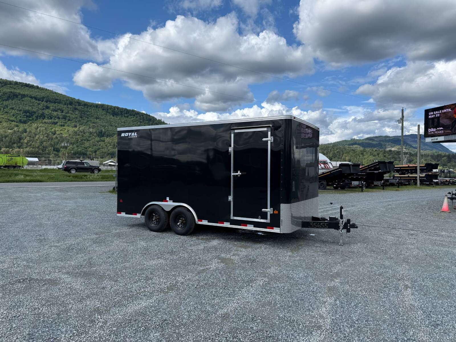 Photo of 2026 Royal Cargo 8.5X16 Cargo / Enclosed Trailer Black RAMP DOOR EXTRA HEIGHT 11,700LB GVW