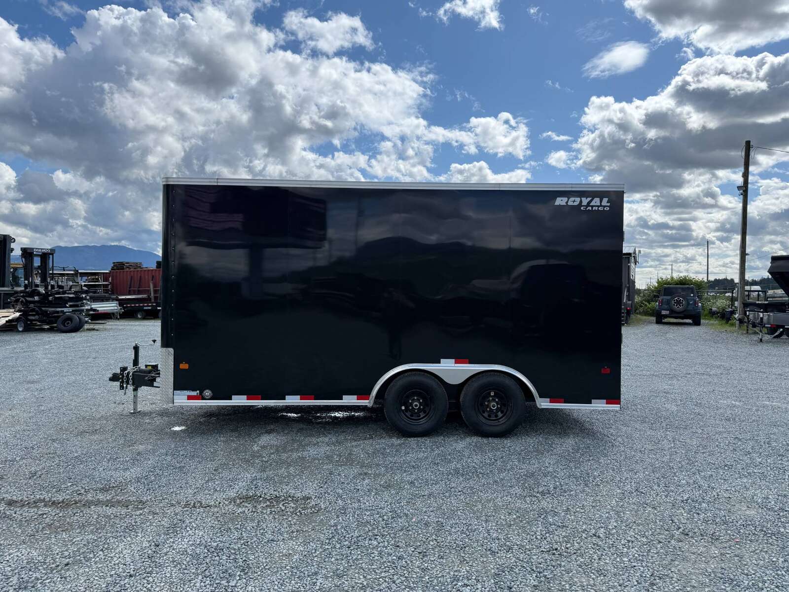Photo of 2026 Royal Cargo 8.5X16 Cargo / Enclosed Trailer Black RAMP DOOR EXTRA HEIGHT 11,700LB GVW
