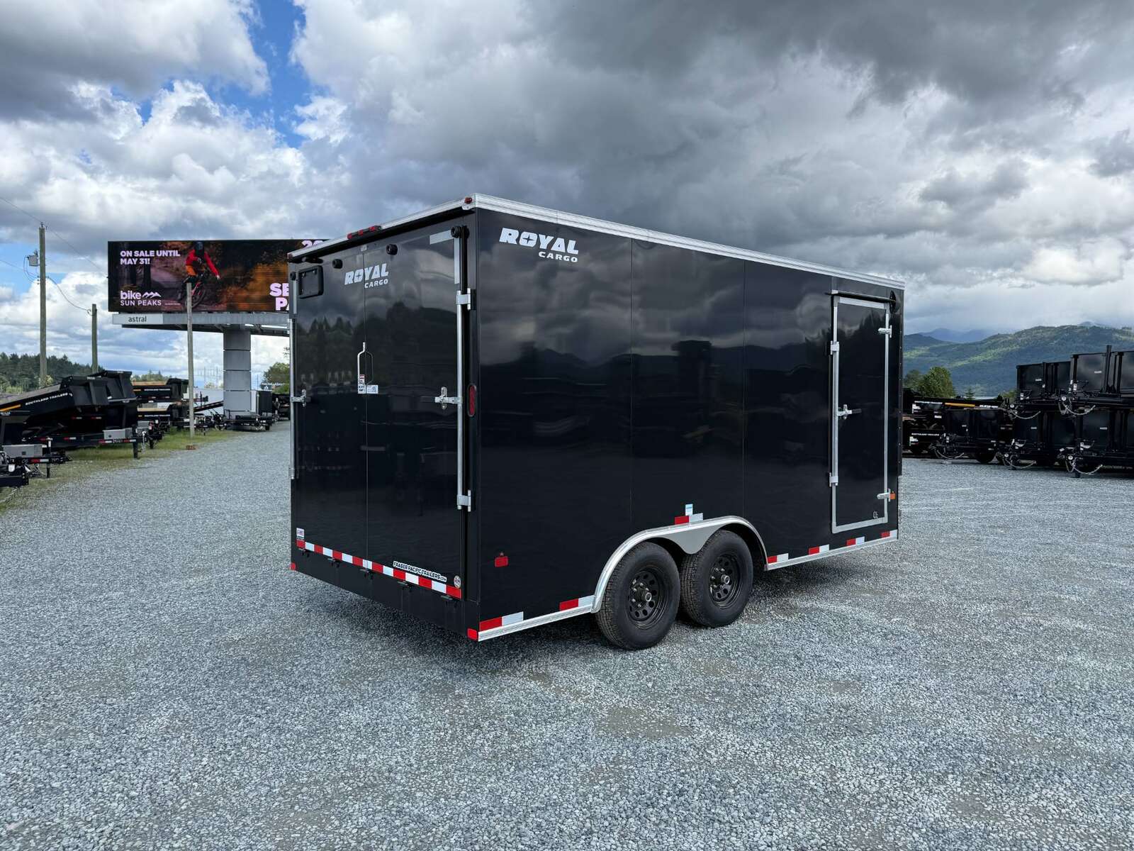 Photo of 2026 Royal Cargo 8.5X16 Cargo / Enclosed Trailer Black RAMP DOOR EXTRA HEIGHT 11,700LB GVW