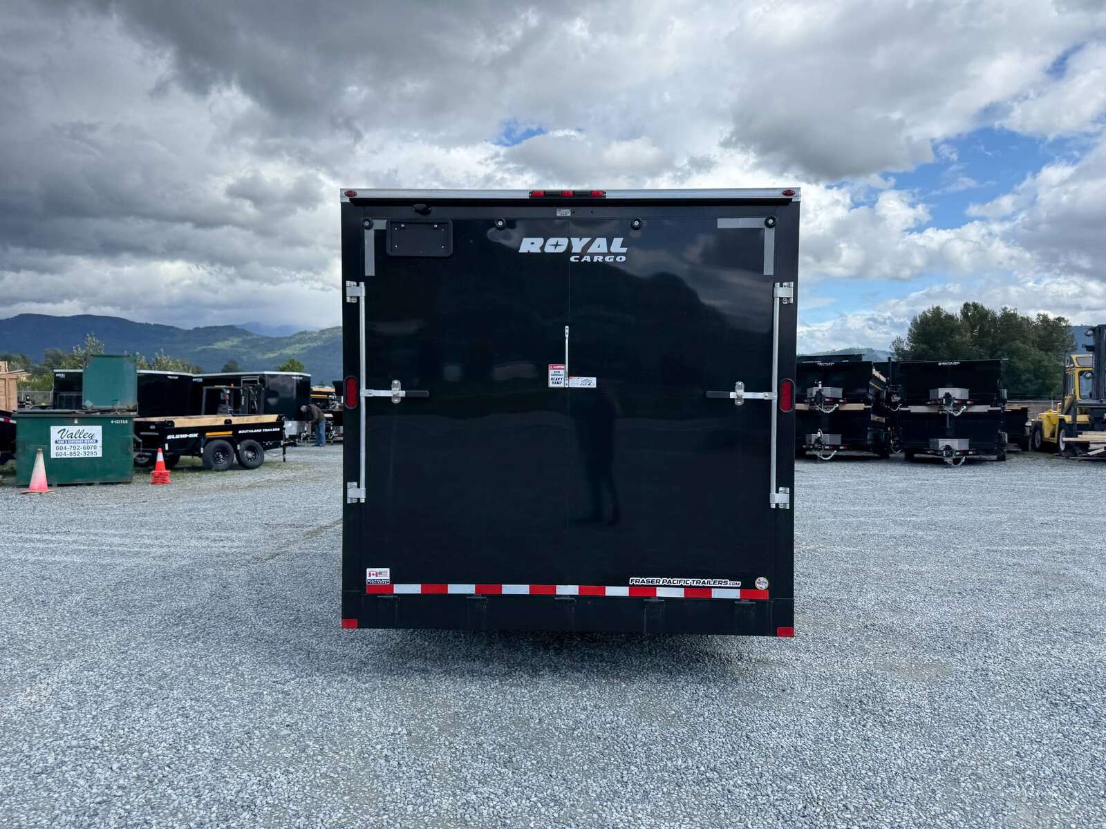 Photo of 2026 Royal Cargo 8.5X16 Cargo / Enclosed Trailer Black RAMP DOOR EXTRA HEIGHT 11,700LB GVW