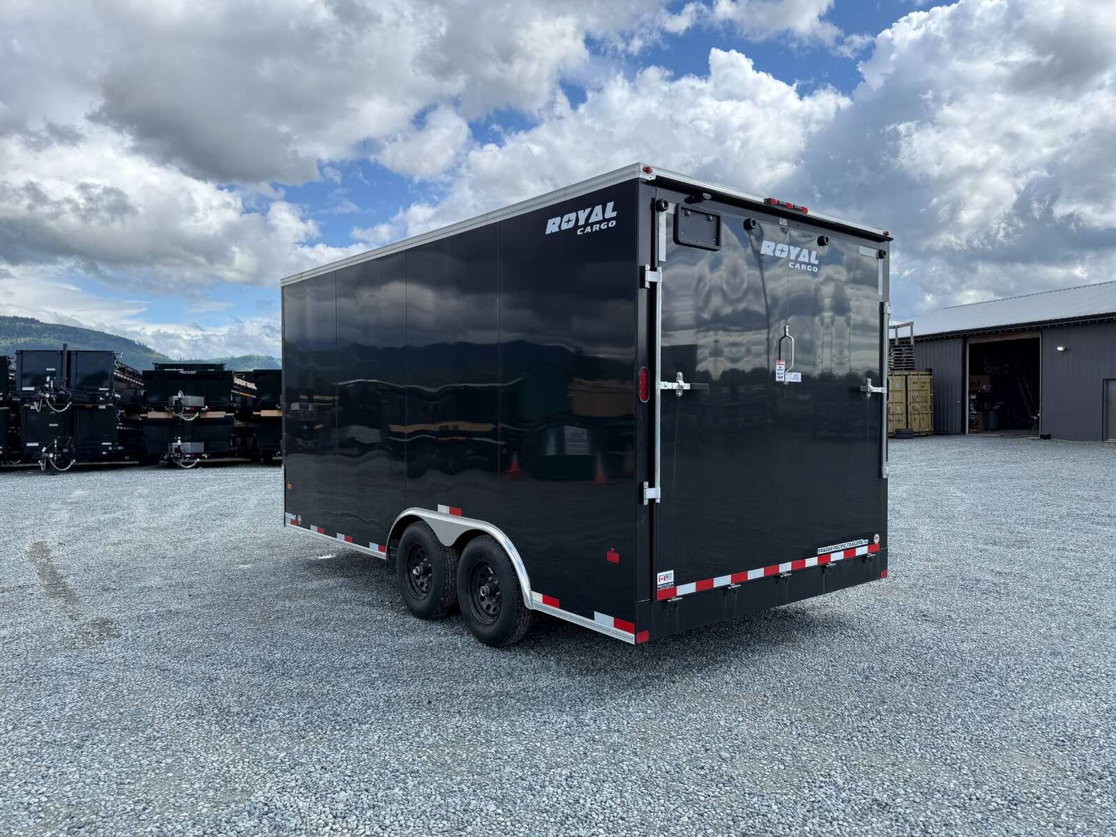 Photo of 2026 Royal Cargo 8.5X16 Cargo / Enclosed Trailer Black RAMP DOOR EXTRA HEIGHT 11,700LB GVW