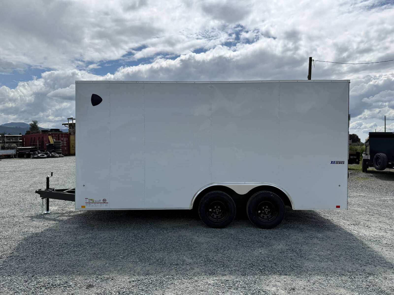 Photo of 2025 Mirage XE 8.5x16 V Nose Extra Height Cargo / Enclosed Trailer Ramp Door White 7000lb GVW