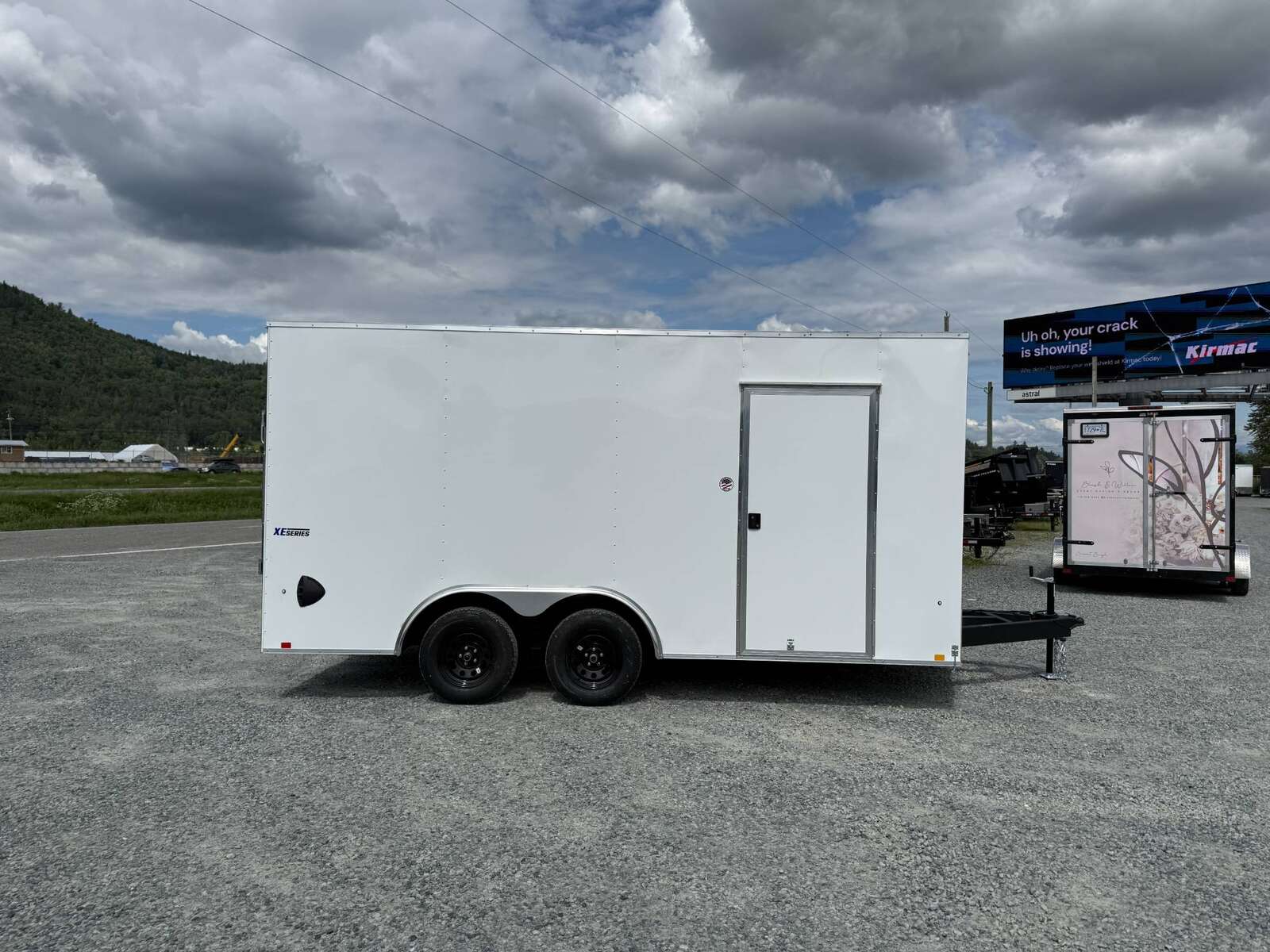 Photo of 2025 Mirage XE 8.5x16 V Nose Extra Height Cargo / Enclosed Trailer Ramp Door White 7000lb GVW