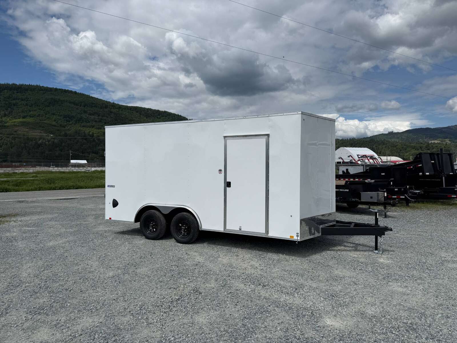 Photo of 2025 Mirage XE 8.5x16 V Nose Extra Height Cargo / Enclosed Trailer Ramp Door White 7000lb GVW