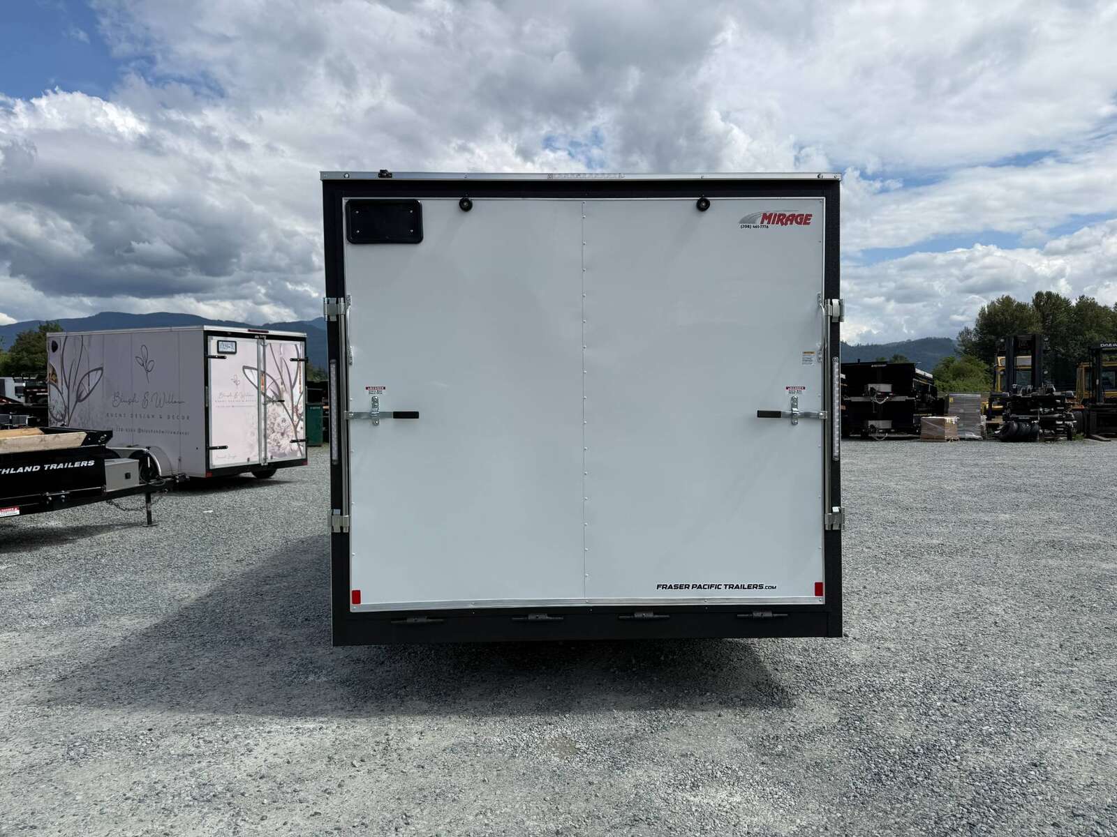 Photo of 2025 Mirage XE 8.5x16 V Nose Extra Height Cargo / Enclosed Trailer Ramp Door White 7000lb GVW