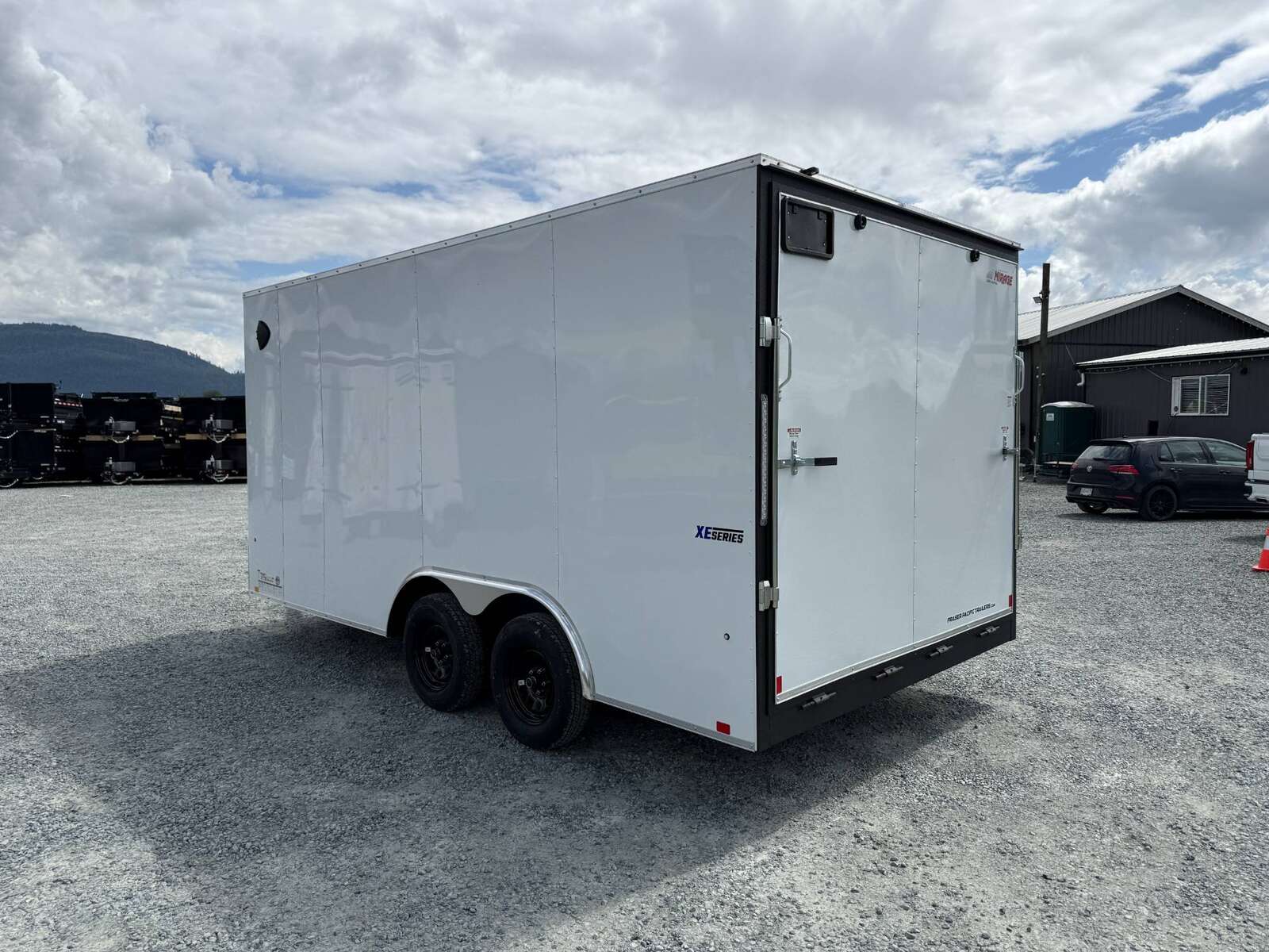 Photo of 2025 Mirage XE 8.5x16 V Nose Extra Height Cargo / Enclosed Trailer Ramp Door White 7000lb GVW