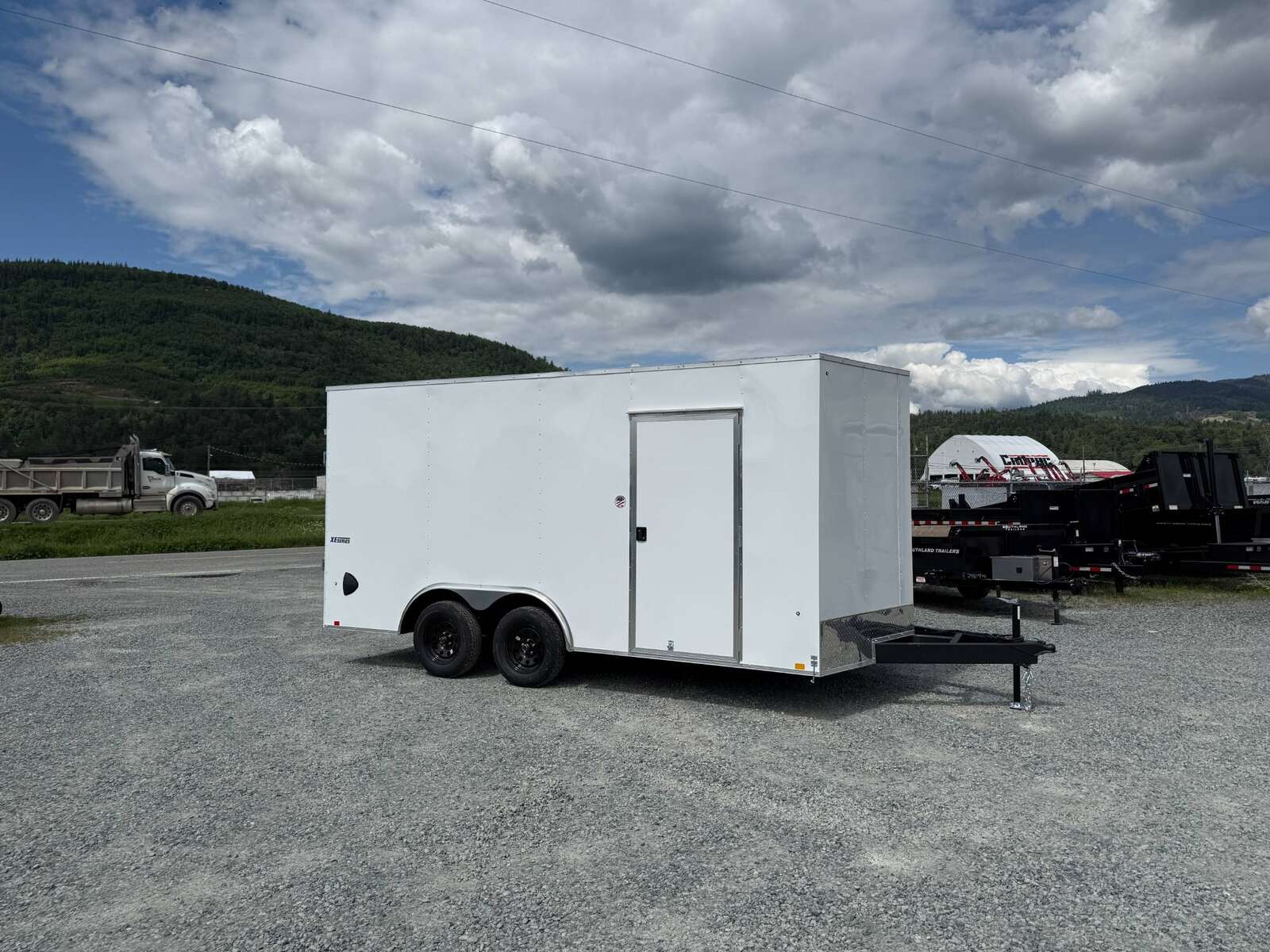 Photo of 2025 Mirage XE 8.5x16 V Nose Extra Height Cargo / Enclosed Trailer Ramp Door White 7000lb GVW
