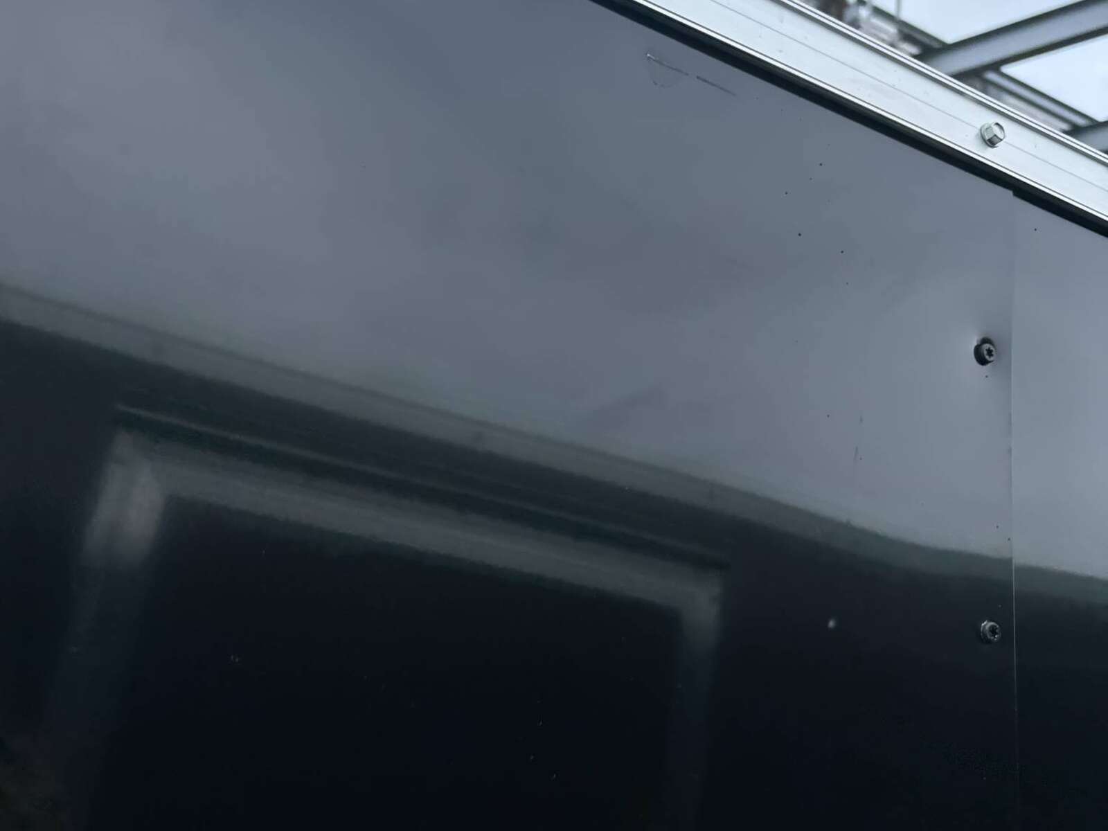 Photo of **SCRATCH SALE** 2025 Mirage XE 6x12 V Nose Cargo / Enclosed Trailer Black Ramp Door Extra Height 2990lb GVW