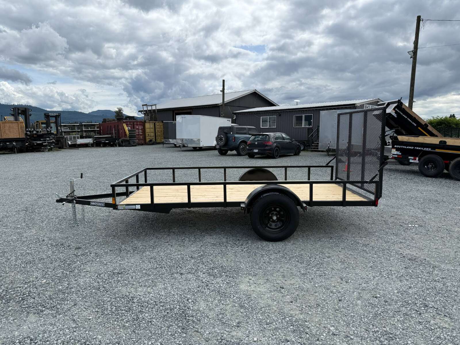 Photo of 2025 MaxForce 6x12 Utility Trailer w/ Ramp Gate - ATV UTV Side x Side