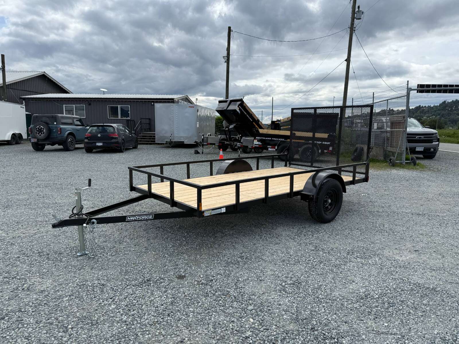Photo of 2025 MaxForce 6x12 Utility Trailer w/ Ramp Gate - ATV UTV Side x Side