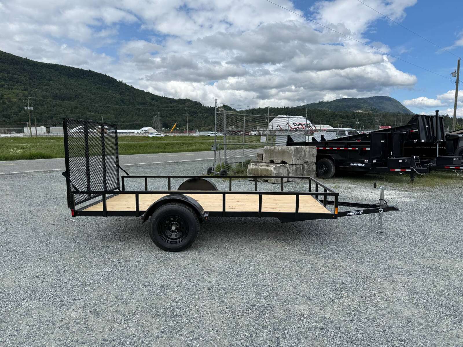 Photo of 2025 MaxForce 6x12 Utility Trailer w/ Ramp Gate - ATV UTV Side x Side
