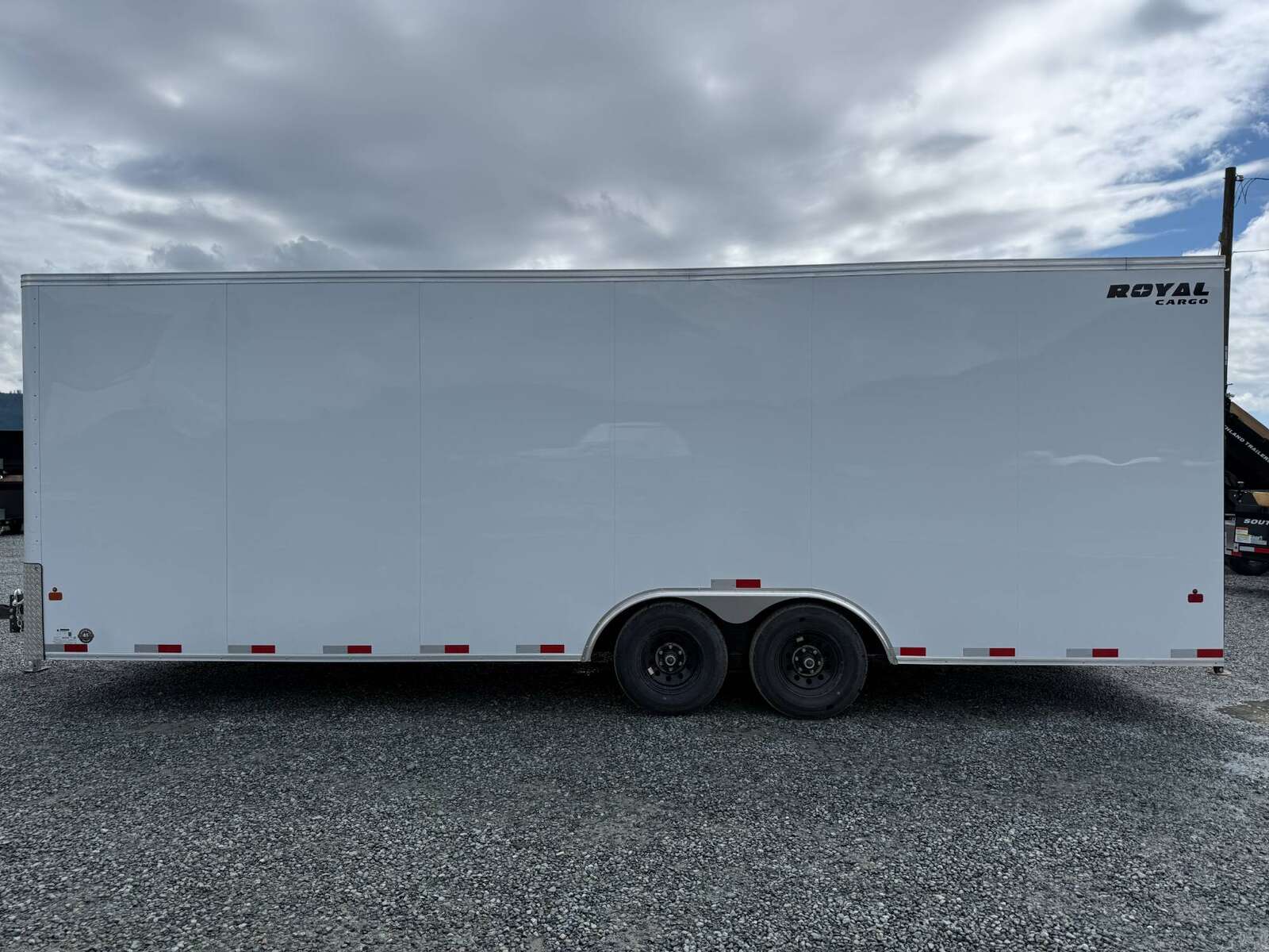 Photo of 2026 Royal Cargo 8.5x24 Enclosed Cargo Trailer 11,400lb GVW Extra Height w/ Ramp Door White