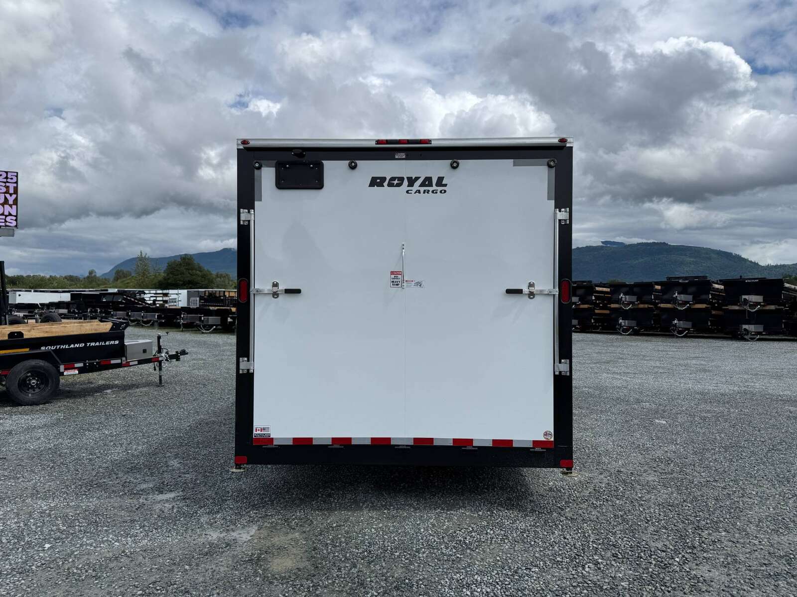 Photo of 2026 Royal Cargo 8.5x24 Enclosed Cargo Trailer 11,400lb GVW Extra Height w/ Ramp Door White