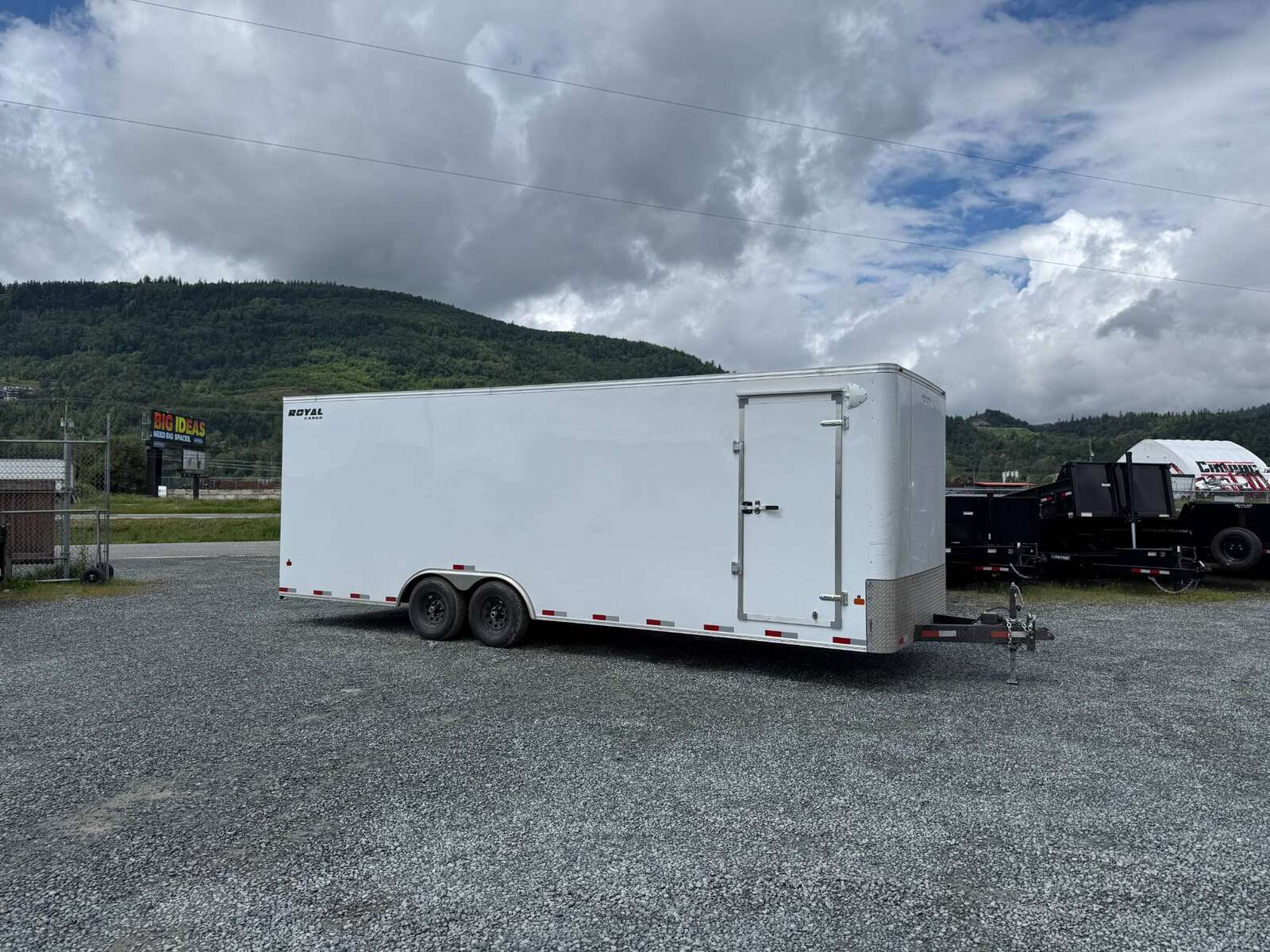 Photo of 2026 Royal Cargo 8.5x24 Enclosed Cargo Trailer 11,400lb GVW Extra Height w/ Ramp Door White