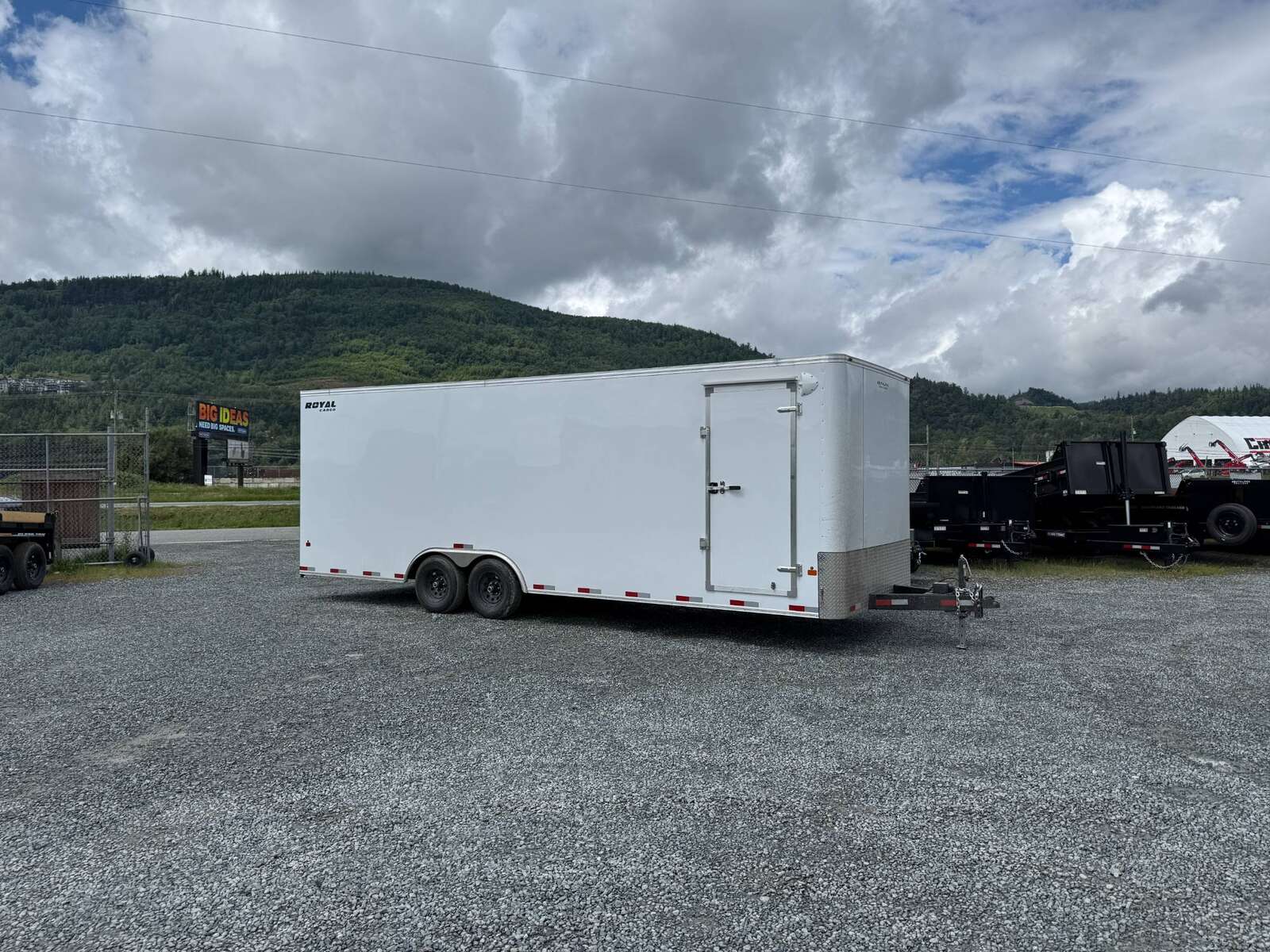 Photo of 2026 Royal Cargo 8.5x24 Enclosed Cargo Trailer 11,400lb GVW Extra Height w/ Ramp Door White