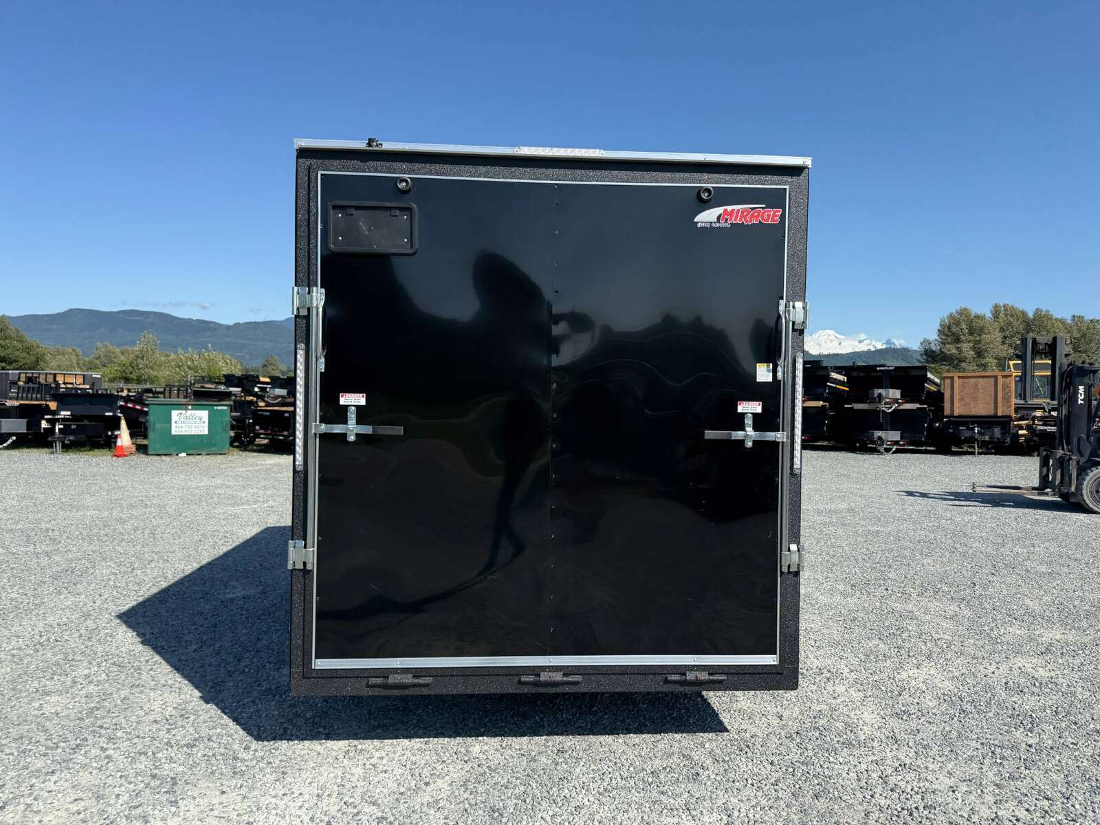 Photo of 2025 Mirage XE 7x12 Cargo Enclosed Trailer Extra Height Black Ramp Door Single Axle w/ Electric Brakes
