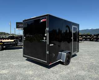 Thumbnail Photo of 2025 Mirage XE 7x12 Cargo Enclosed Trailer Extra Height Black Ramp Door Single Axle w/ Electric Brakes