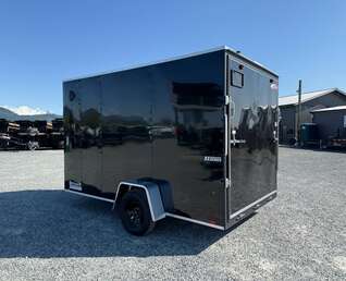 Thumbnail Photo of 2025 Mirage XE 7x12 Cargo Enclosed Trailer Extra Height Black Ramp Door Single Axle w/ Electric Brakes