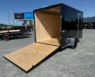 Thumbnail Photo of 2025 Mirage XE 7x12 Cargo Enclosed Trailer Extra Height Black Ramp Door Single Axle w/ Electric Brakes