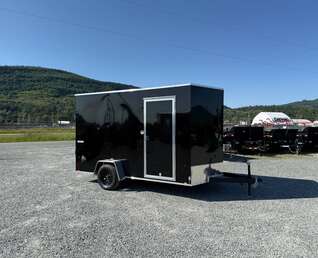Thumbnail Photo of 2025 Mirage XE 7x12 Cargo Enclosed Trailer Extra Height Black Ramp Door Single Axle w/ Electric Brakes