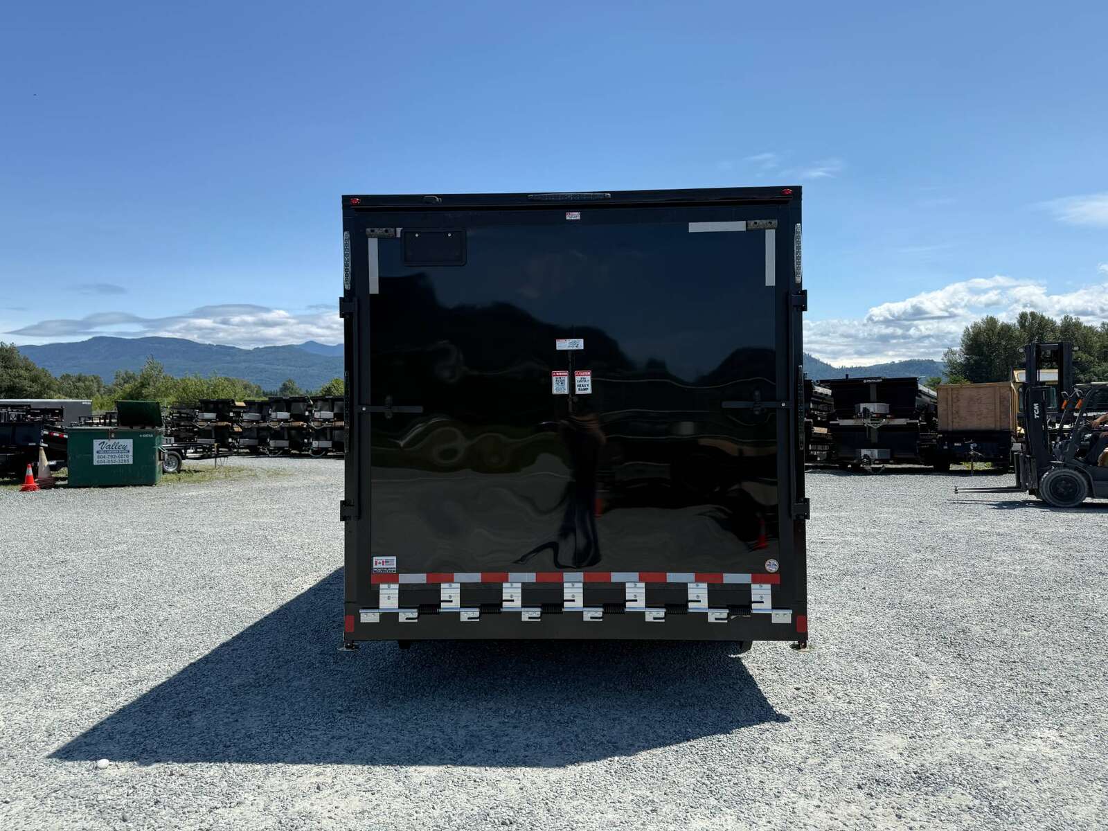 Photo of 2026 Royal 8.5x16 V Nose Cargo Enclosed Trailer Camping Package Black w/ Blackout Pkg, Ramp Door, White Walls, 2x Windows & More!