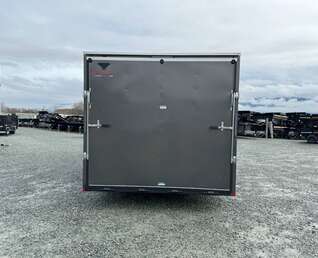 Thumbnail Photo of 2025 Mirage XE 8.5x24 V Nose Cargo / Enclosed Trailer Extra Height Ramp Door Charcoal Grey 9900lb GVW