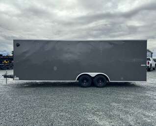 Thumbnail Photo of 2025 Mirage XE 8.5x24 V Nose Cargo / Enclosed Trailer Extra Height Ramp Door Charcoal Grey 9900lb GVW