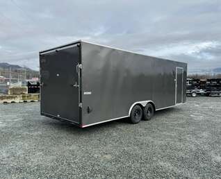 Thumbnail Photo of 2025 Mirage XE 8.5x24 V Nose Cargo / Enclosed Trailer Extra Height Ramp Door Charcoal Grey 9900lb GVW