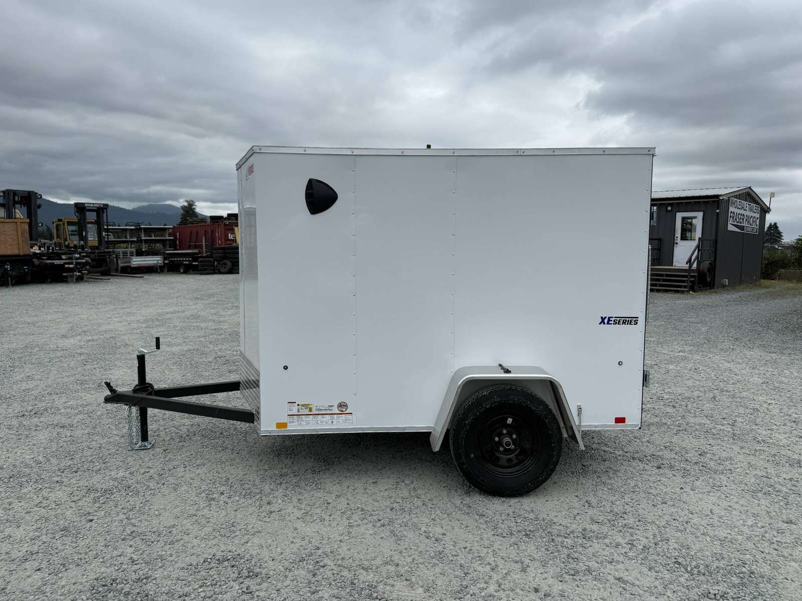 Photo of 2025 Mirage XE 5x8 V Nose Cargo / Enclosed Trailer White Barn Door 2990lb GVW