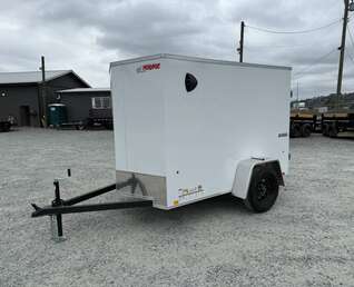 Thumbnail Photo of 2025 Mirage XE 5x8 V Nose Cargo / Enclosed Trailer White Barn Door 2990lb GVW