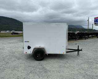 Thumbnail Photo of 2025 Mirage XE 5x8 V Nose Cargo / Enclosed Trailer White Barn Door 2990lb GVW
