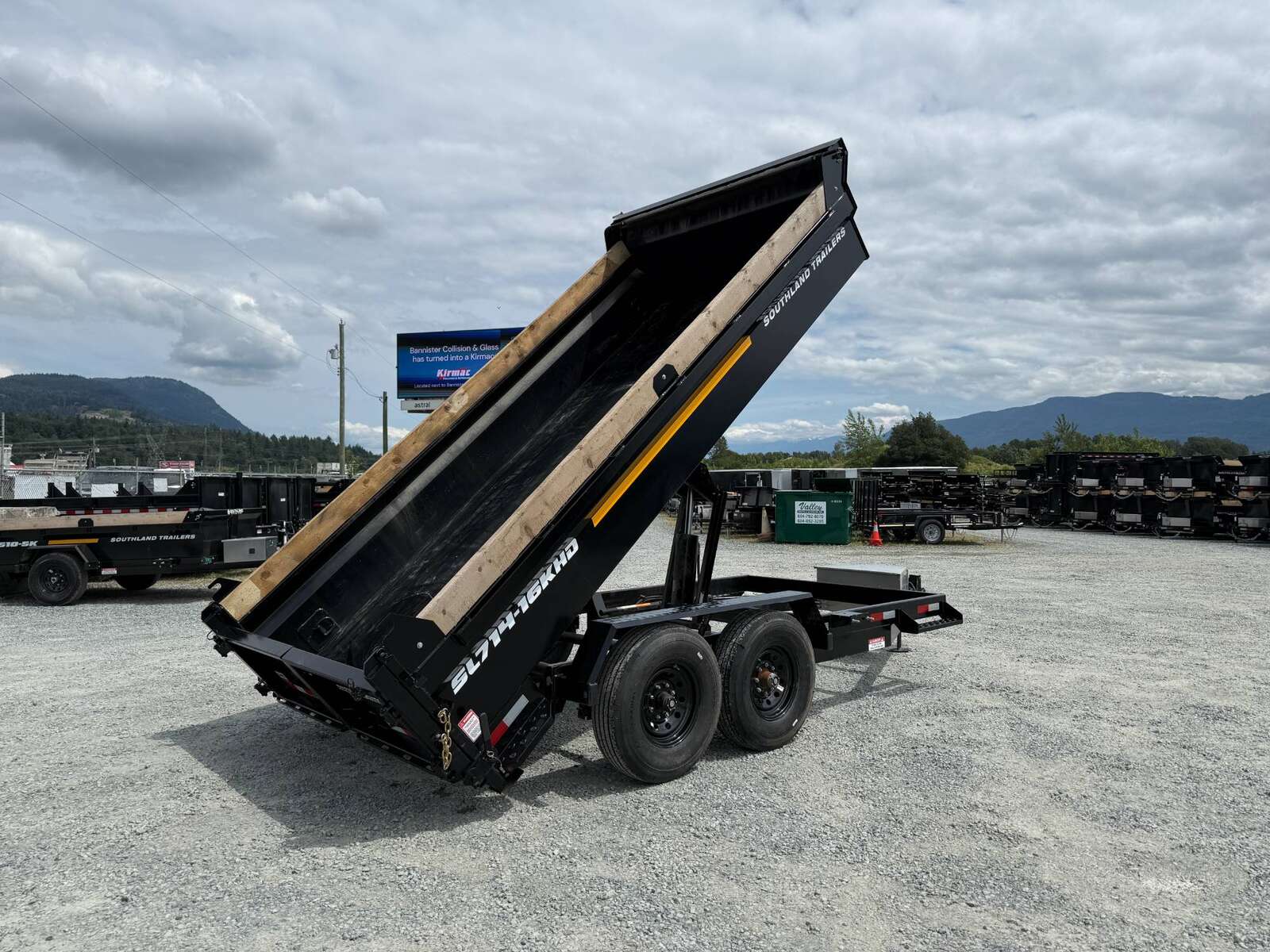 Photo of 2025 Southland Trailers 7x14 Dump Trailer HD 17,000lbs GVW w/ Hydraulic Front Jack & 3/16" Floor (SL714-16KHD)