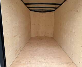 Thumbnail Photo of 2026 Royal Cargo 5x10 Cargo Enclosed Trailer V Nose Ramp Door Charcoal White