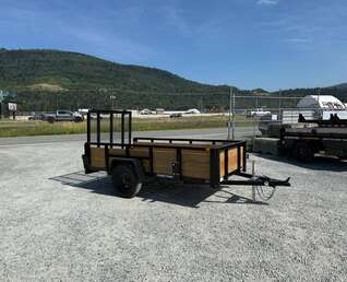 Thumbnail Photo of 2025 Suretrac 5x10 Landscape Utility Trailer 3 Board High Side w/ Ramp Gate 2990lb GVW