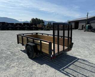 Thumbnail Photo of 2025 Suretrac 5x10 Landscape Utility Trailer 3 Board High Side w/ Ramp Gate 2990lb GVW